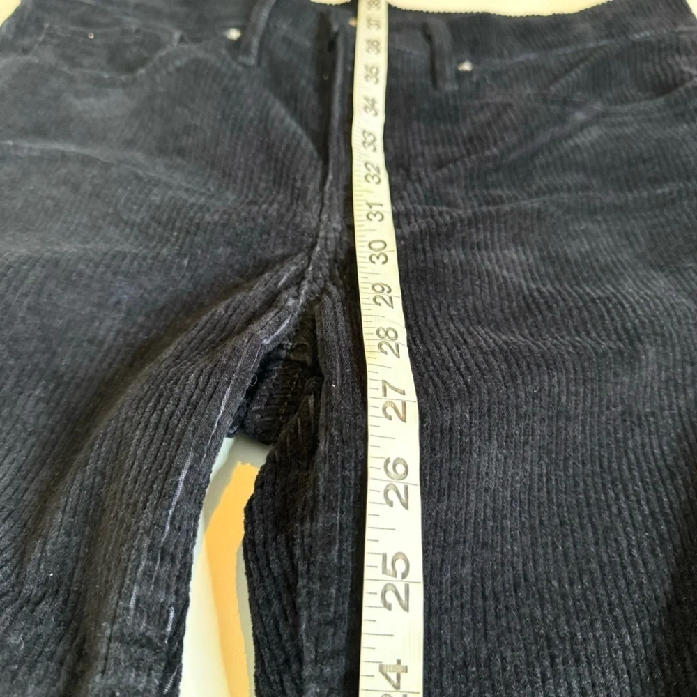Levis 311 Shaping Skinny Corduroy Pants Black Midrise Jeans Women Sz 30x30 NEW
